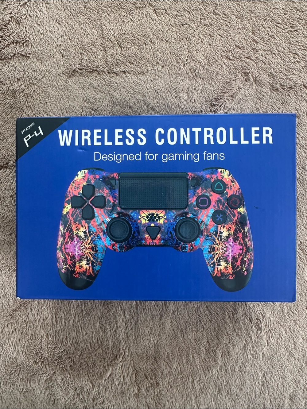 New Design Multicolor Graffiti Wireless PS4 Controller Compatible with PC